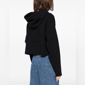 Clearance! LOEWE Anagram zip-up hooded jacket